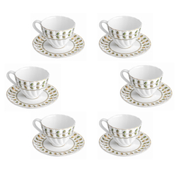 ست فنجان و نعلبکی 12 پارچه گلدکیش طرح رویسا کد GK701108-2