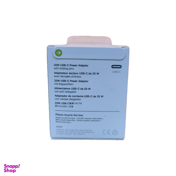 شارژر اپل مدل B/A PD 2024 20W 3-Pin