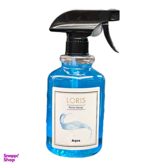 اسپری هوا و الیاف لوریس رایحه آکوا حجم 500 میلی‌ لیتر