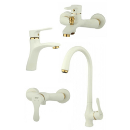 ست شیرآلات راسان مدل صدف مجموعه 4 عددی