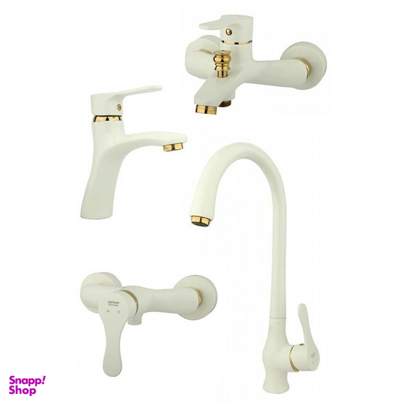 ست شیرآلات راسان مدل صدف مجموعه 4 عددی