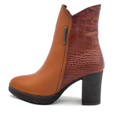 نیم بوت زنانه سی ینا کد 1276 رنگ عسلی