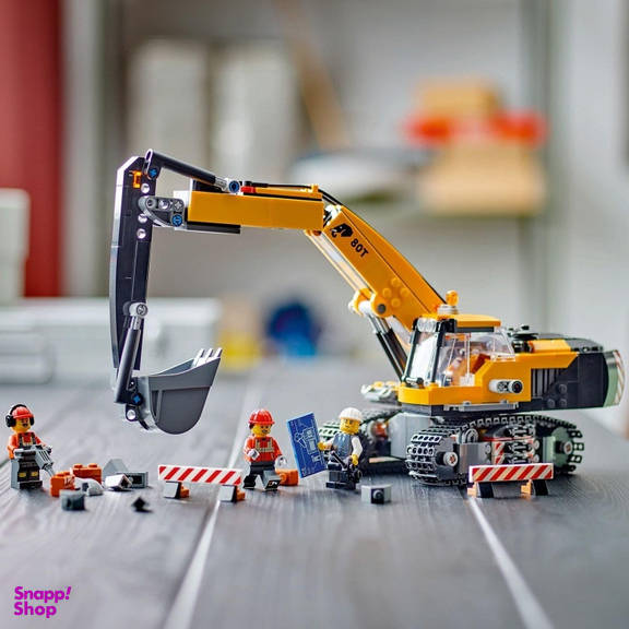 ساختنی لگو سری سیتی مدل Construction Excavator کد 60420