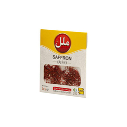 زعفران ملل وزن 0.5 گرم بسته بندی پاکتی