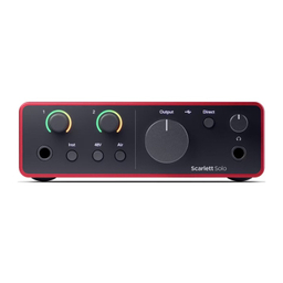 کارت صدا استودیویی فوکوسرایت مدل Scarlett Solo 4th Gen