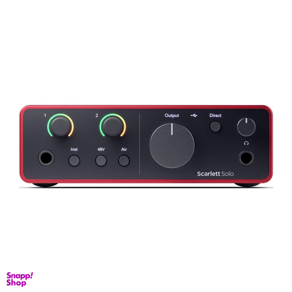 کارت صدا استودیویی فوکوسرایت مدل Scarlett Solo 4th Gen
