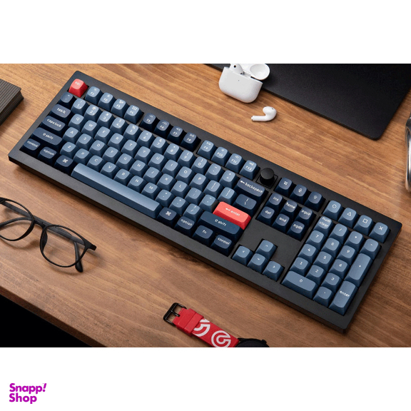 کیبورد بی سیم مخصوص بازی کیکرون مدل Keychron V6 Max RGB Brown Switch