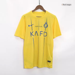 ست تیشرت و شلوارک ورزشی مردانه مدل النصر عربستان Home 2024