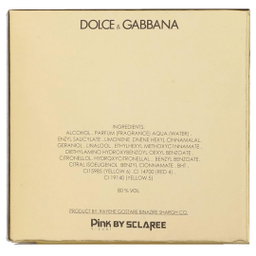 ادو پرفیوم زنانه پینک ویژوآل مدل DOLCE GABBANA The One