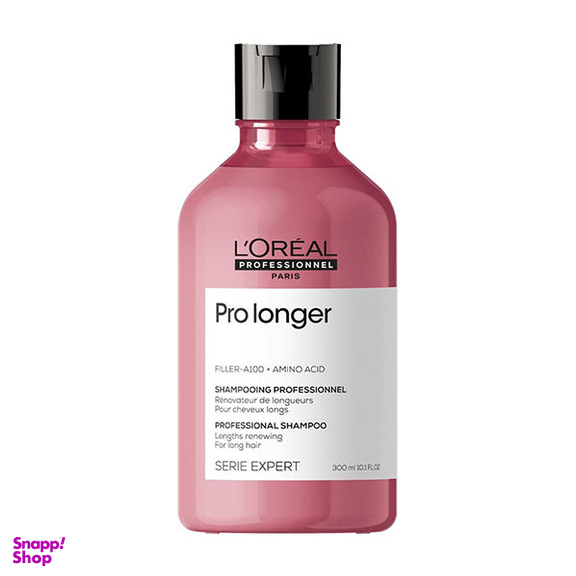 شامپو تقویت کننده و ترمیم کننده مو لورآل مدل Pro longer حجم 300 میلی لیتر