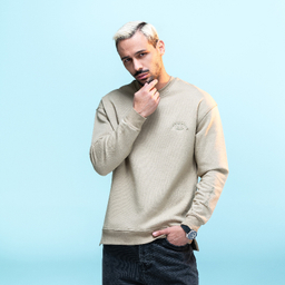 سویشرت زیگ مدل Louder رنگ سدری