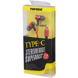 هندزفری باسیم پاپادا مدل Type-C PA200 Plus طول 1.2 متر