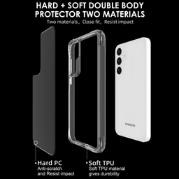 کاور گوشی موبایل سامورایی مدل PURE مناسب برای سامسونگ Galaxy A55 / A55 5G