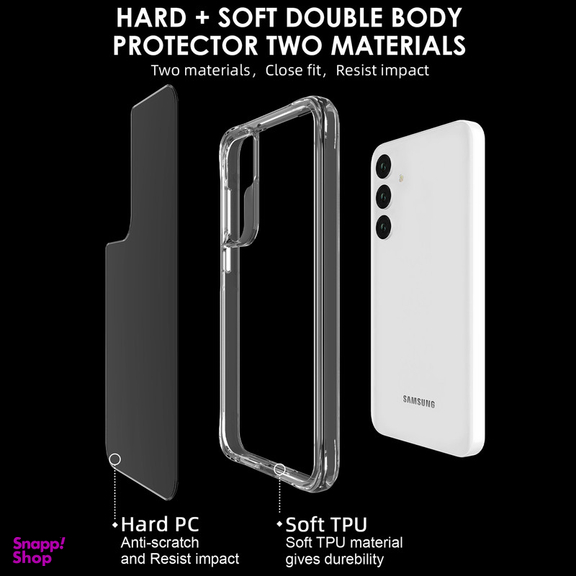 کاور گوشی موبایل سامورایی مدل PURE مناسب برای سامسونگ Galaxy A55 / A55 5G