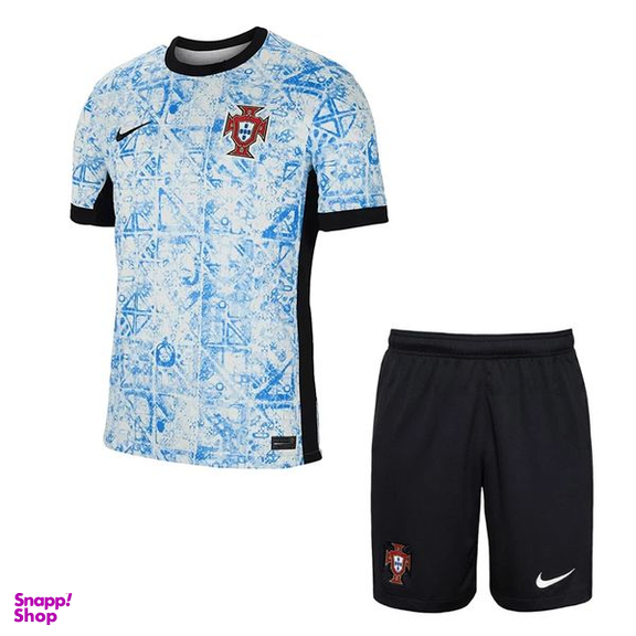 ست پیراهن و شورت ورزشی پسرانه مدل پرتغال Away 2024