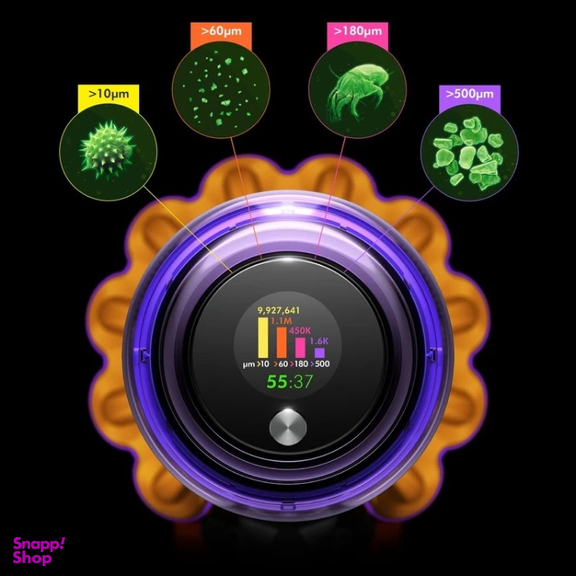 جارو شارژی هوشمند دایسون مدل V15 Detect Absolute