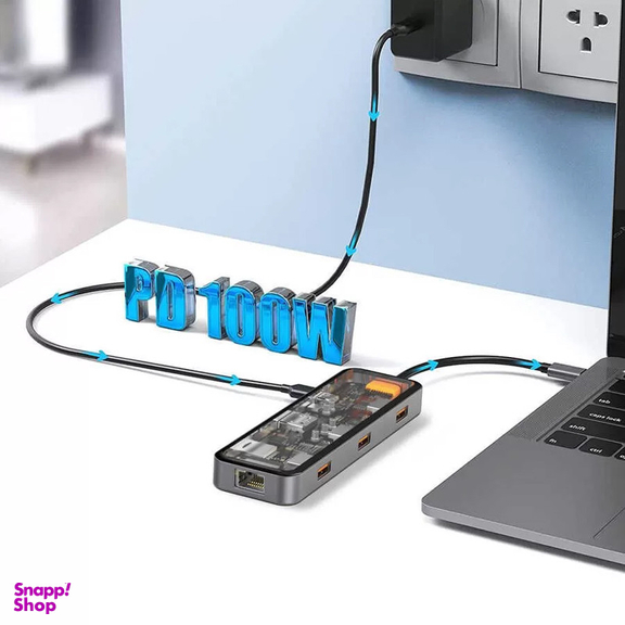 هاب 8 پورت USB-C بیوا مدل HUB-03