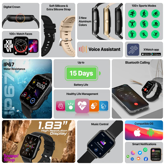 ساعت هوشمند پرومیت مدل XWATCH-C18