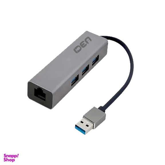 هاب 4 پورت USB آیدیا مدل RJ45 1000MBS