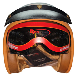 کلاه کاسکت عینک دار ردلاین مدل وسپایی کد RE936-G