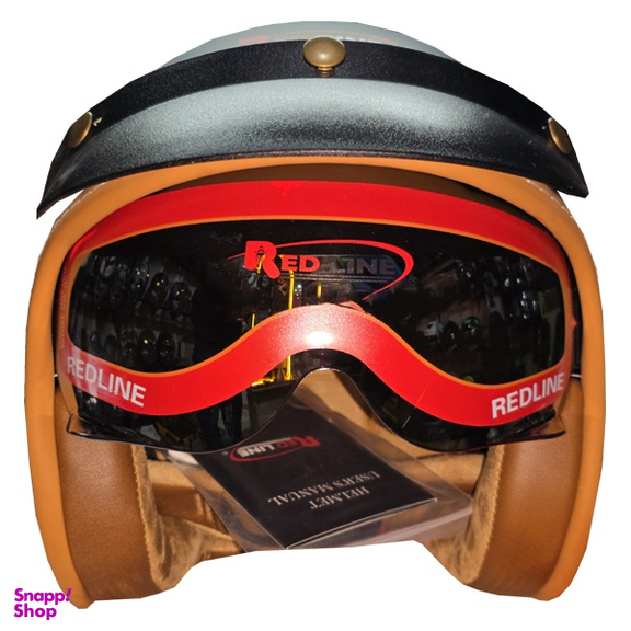 کلاه کاسکت عینک دار ردلاین مدل وسپایی کد RE936-G