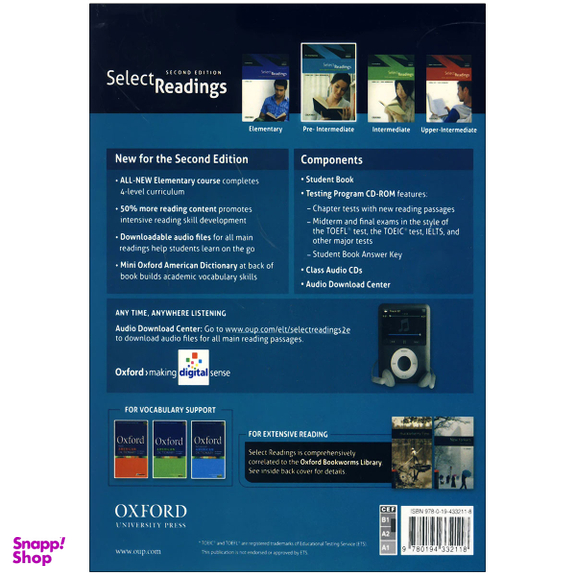 کتاب Select Readings Pre-Intermediate اثر Linda lee and Erik Gundersen