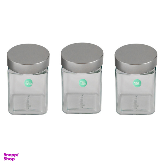 بانکه میس گلس مدل خورشید Square3 بسته 3 عددی