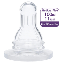 سرشیشه وی کر مدل سرگرد دهانه استاندارد ارتجاعی سری Latch سایز 6-18ماه کد Wee Care-N518