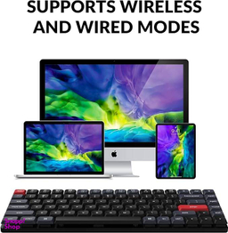 کیبورد بی سیم مخصوص بازی کیکرون مدل Keychron K3 Pro RGB Red Switch
