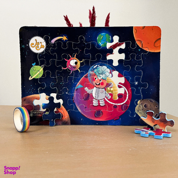 پازل 24 تکه طرح ململ