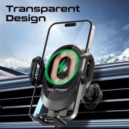شارژ بی‌ سیم و پایه نگهدارنده پرومیت مدل POWERMOUNT-2
