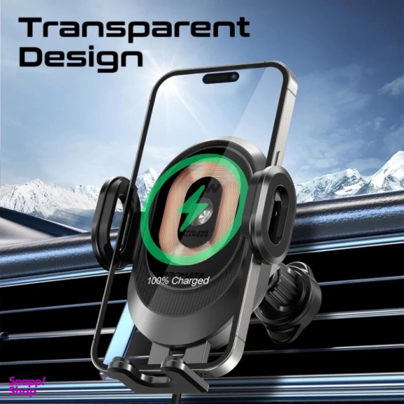 شارژ بی‌ سیم و پایه نگهدارنده پرومیت مدل POWERMOUNT-2