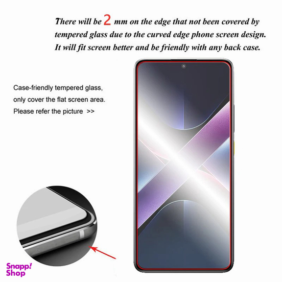 محافظ صفحه نمایش سامورایی مدل ovglass مناسب گوشی موبایل شیائومی Poco X7 Pro