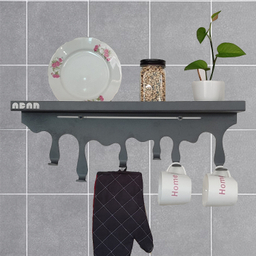 شلف دیواری آویز دار آبان مدل چکه