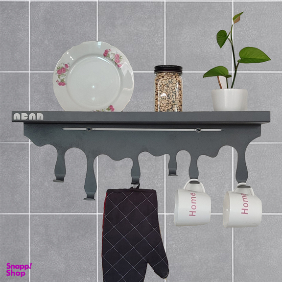 شلف دیواری آویز دار آبان مدل چکه