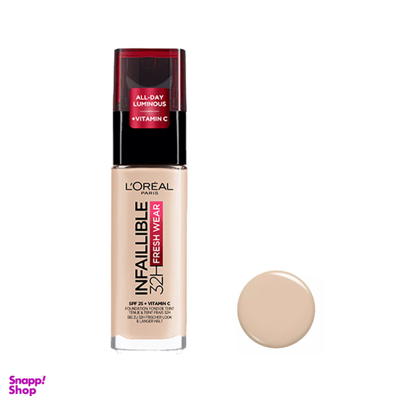 کرم پودر لورآل مدل Infallible شماره 15 حجم 30 میلی لیتر