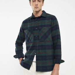 پیراهن آستین بلند مردانه ال سی وایکیکی مدل چارخونه