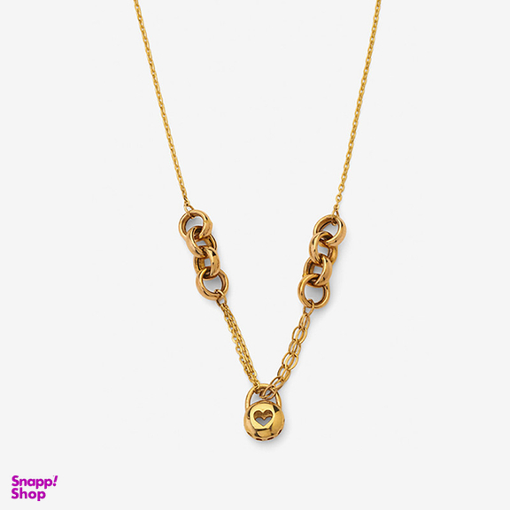 گردنبند طلا 18 عیار زنانه با زنجیر حلقه ای (فلامینگو) سین سان مدل A104