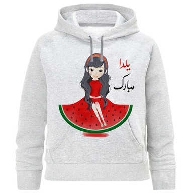 هودی دخترانه مدل هندوانه و دختر A267