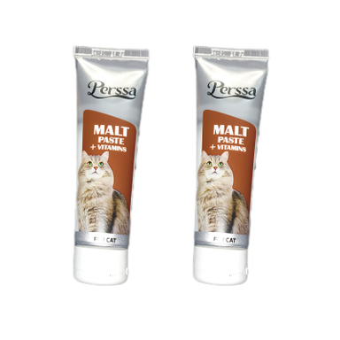 خمیر مالت گربه پرسا مدل MALT PASTE VITAMINS وزن 100 گرم بسته 2 عددی