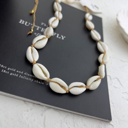 گردنبند زنانه مدل صدف کد N4953