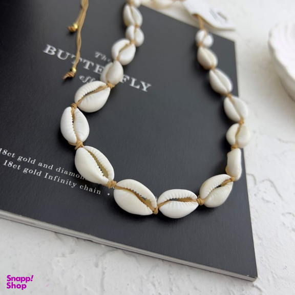 گردنبند زنانه مدل صدف کد N4953