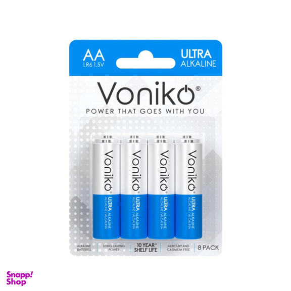 باتری قلمی ونیکو مدل LR6 بسته 8 عددی