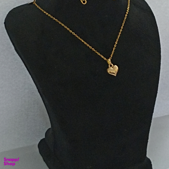 آویز گردنبند طلا 18 عیار زنانه مدل قلب کد S03033