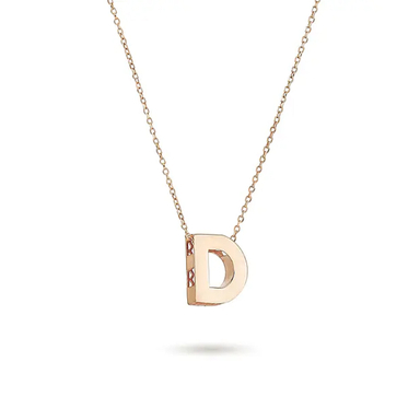 گردنبند طلا 18 عیار زنانه میلی گالری طرح D کد MT371