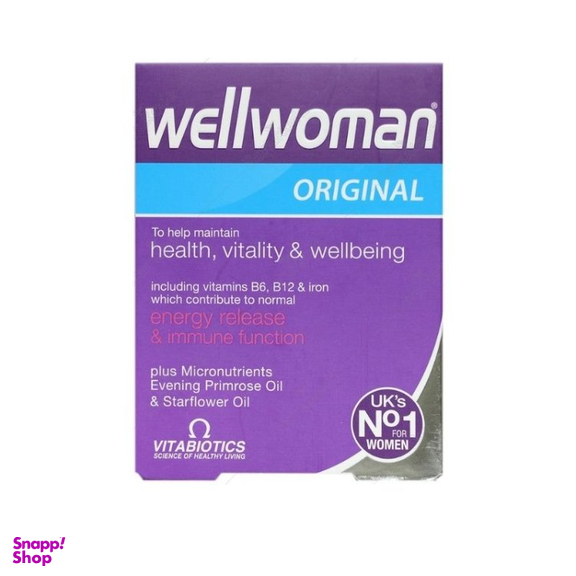 پک قرص ول وومن ویتابیوتیکس بسته 30 عددی و کپسول نوآکسا دکتر عبیدی 30 عددی مجموعه 2 عددی