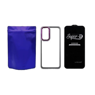 کاور 'گوشی موبایل مدل M-B New Skin و محافظ صفحه نمایش SuperD مناسب سامسونگ Galaxy A24 به همراه