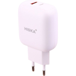شارژر دیواری هیسکا مدل H-112PD به همراه کابل تبدیل Type-C