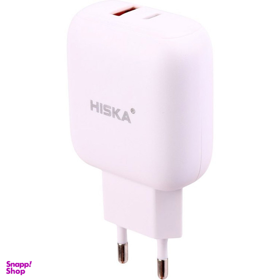 شارژر دیواری هیسکا مدل H-112PD به همراه کابل تبدیل Type-C