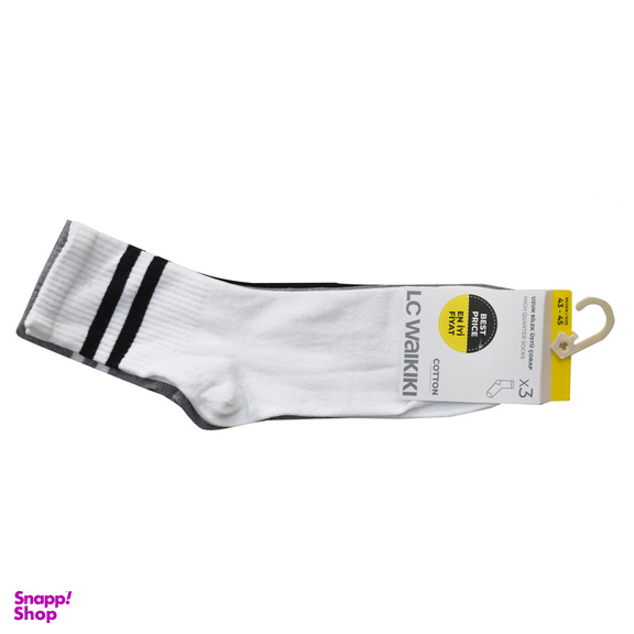 جوراب ساق بلند مردانه ال سی وایکیکی مدل s5hr50z8 مجموعه 3 عددی